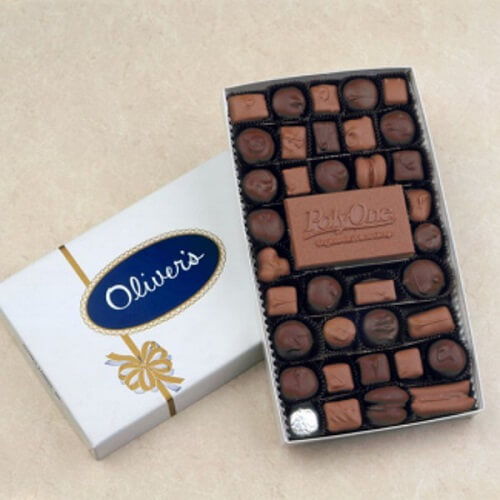 Assorted Chocolates Custom Business Card Box