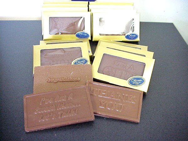 Chocolate Business Cards / Custom Logos