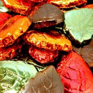 Milk or Dark Chocolate Fall Leaves
