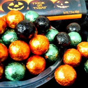 Milk Crispy Foil Halloween Balls